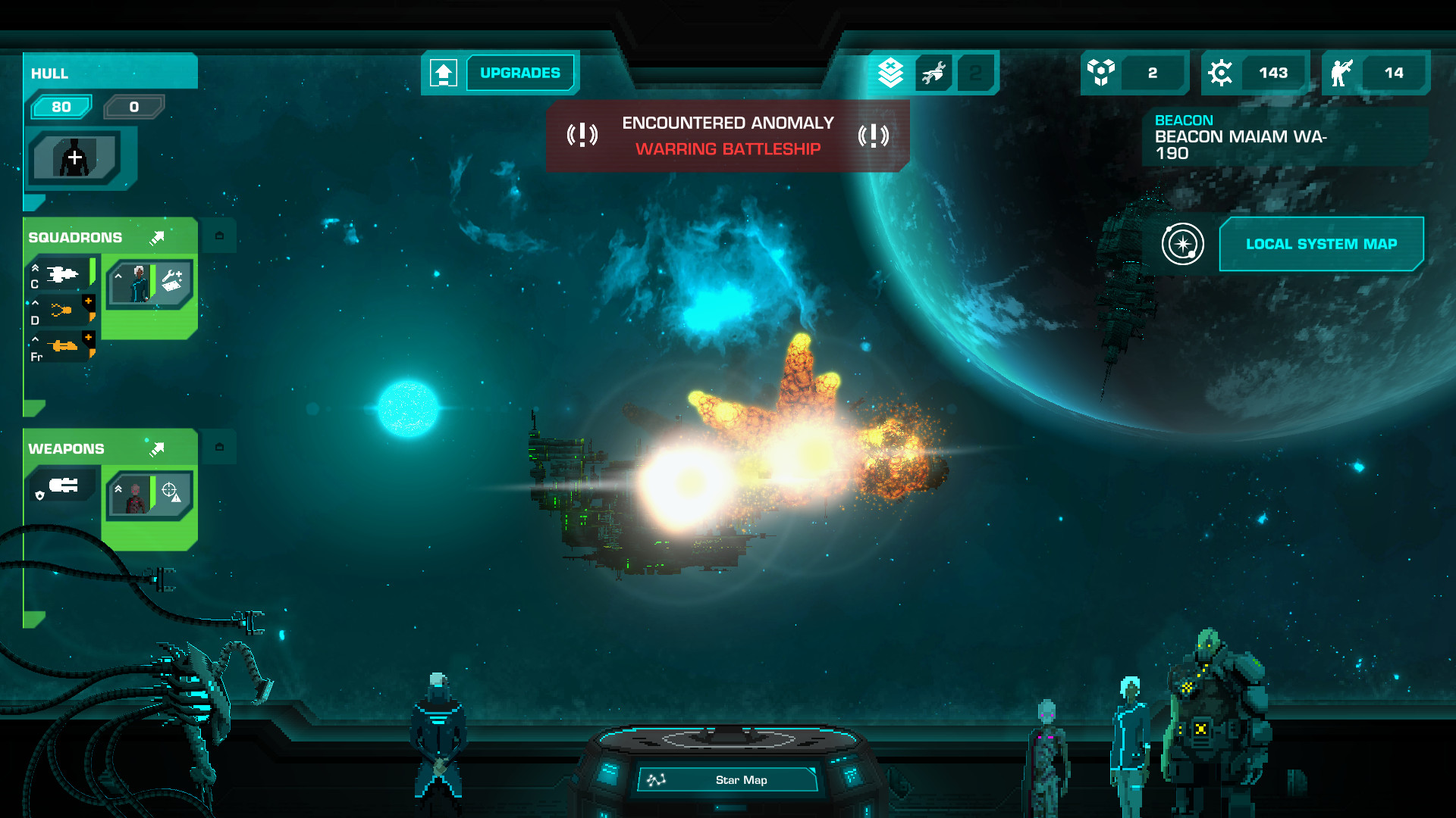 Crying Suns is like FTL but with deeper narrative