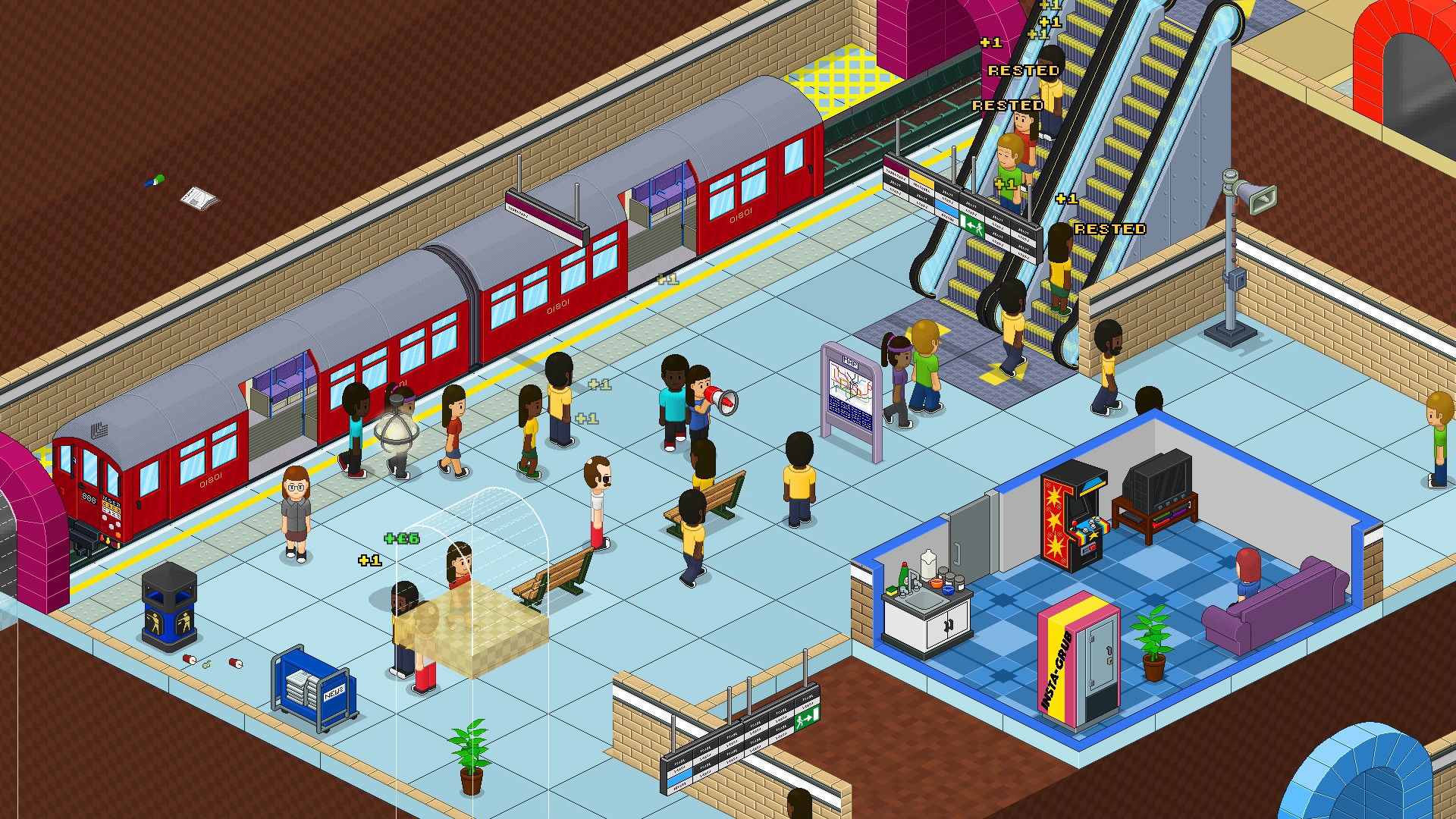Manage a modern nightmare in Overcrowd: A Commute ‘Em Up