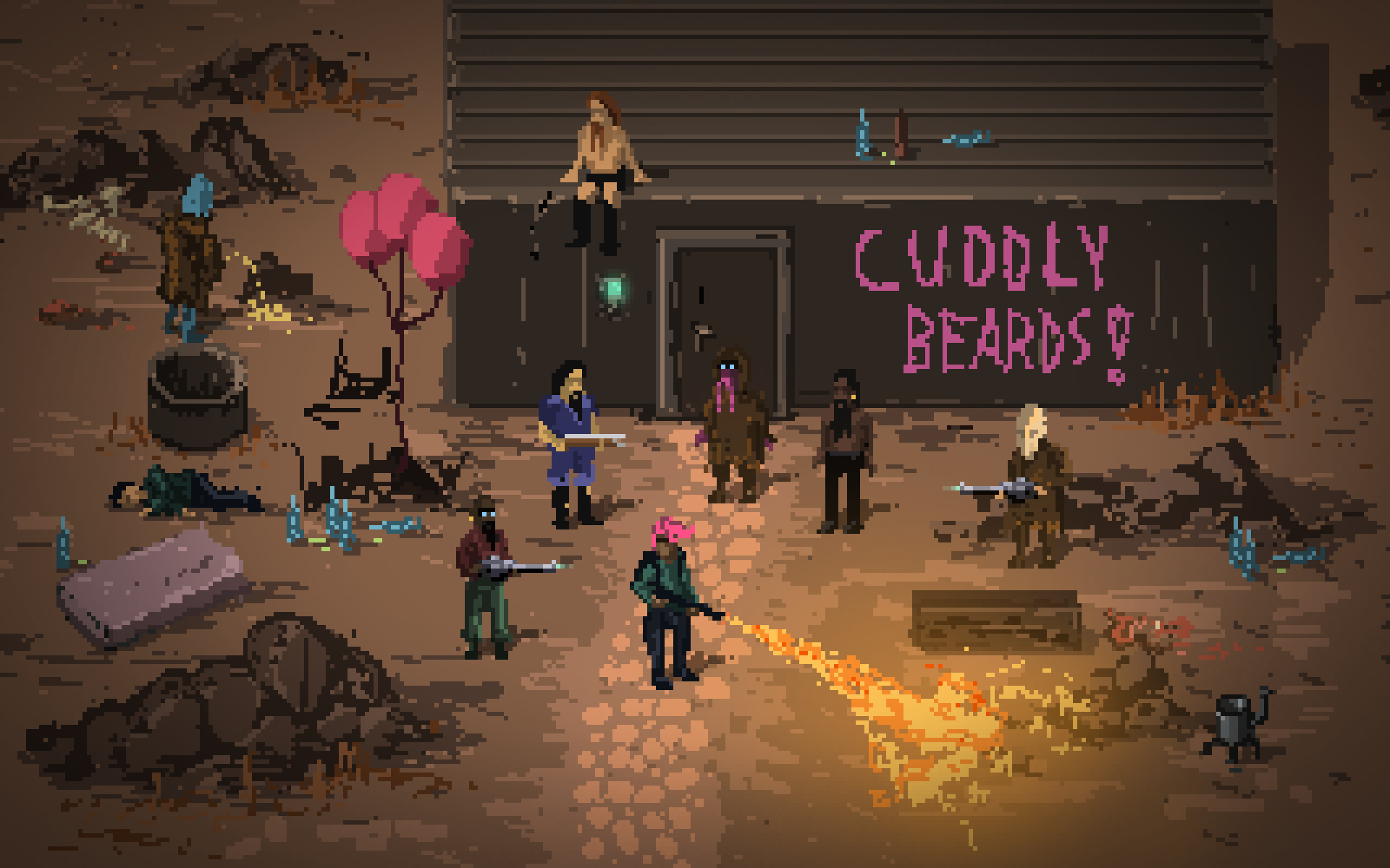 Post-apocalyptic RPG Death Trash looks seriously cool