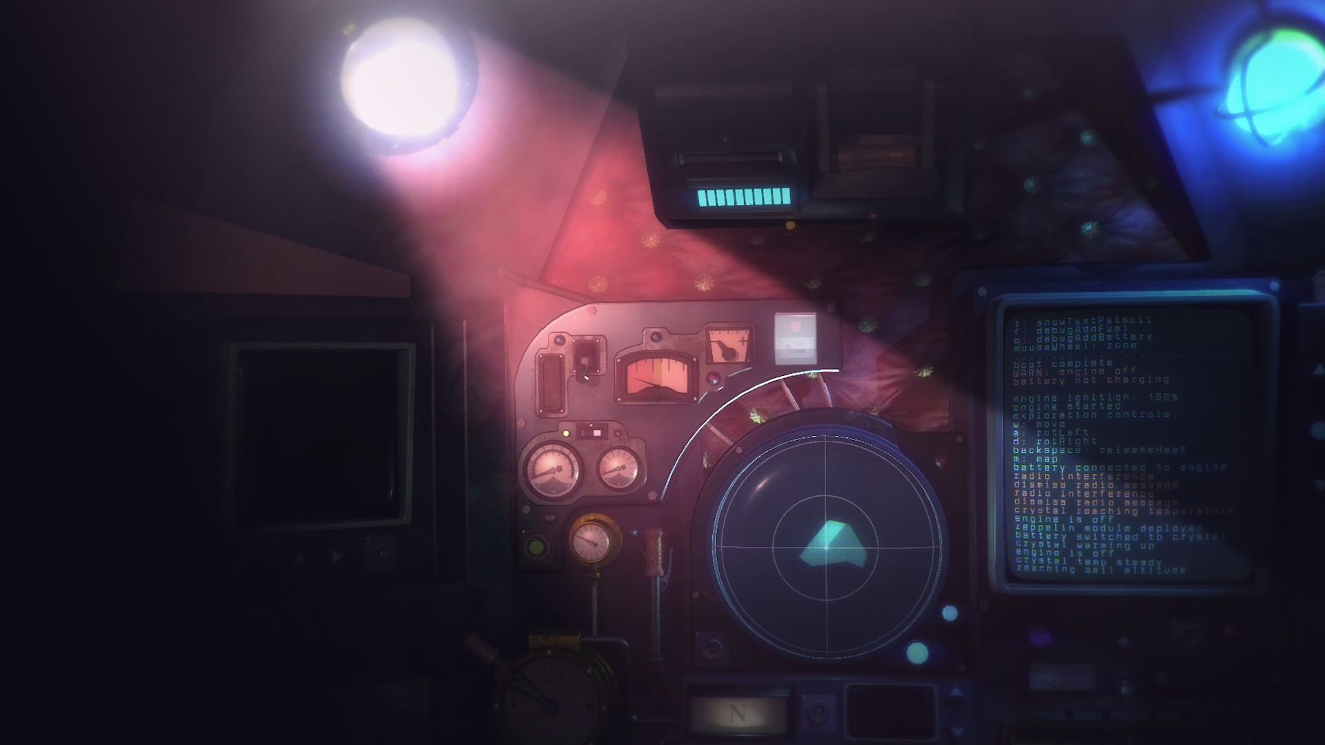 Nauticrawl is an enigmatic adventure set in the innards of an alien vehicle