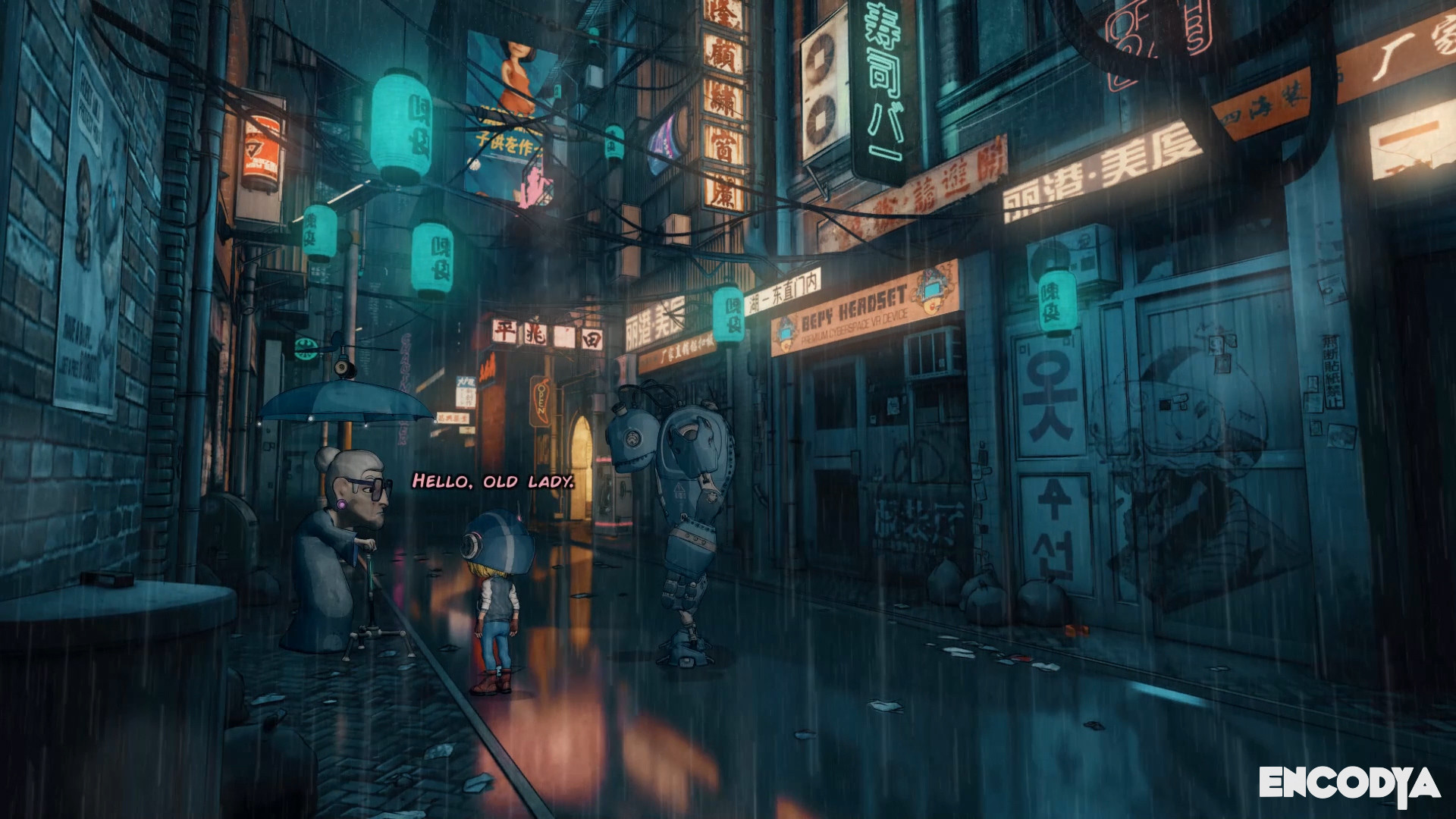 Encodya is the Blade Runner/Studio Ghibli crossover we didn’t know we needed