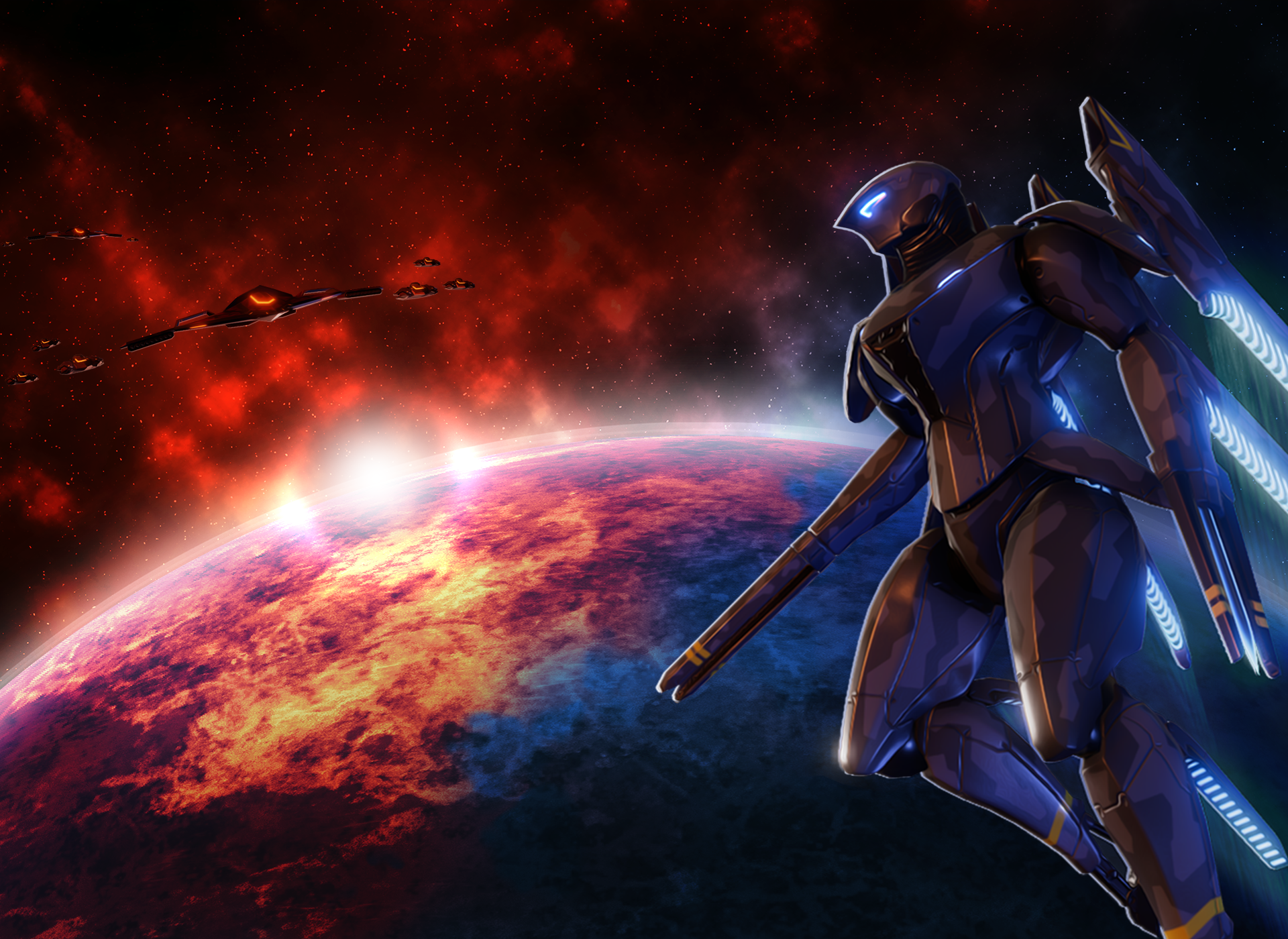 Project AETHER is a twin-stick love letter to shoot-em-up classics