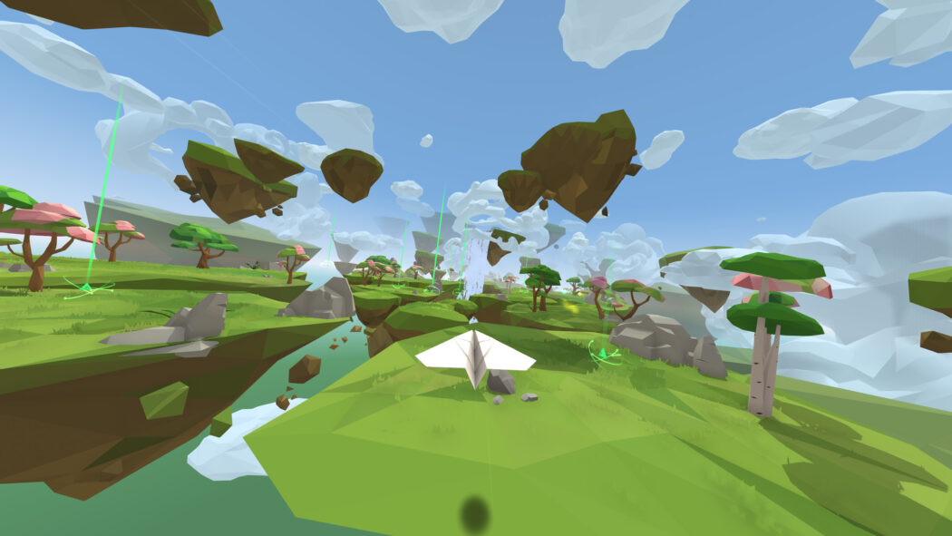 Traverse the skies as a paper plane in Lifeslide The Indie Game site