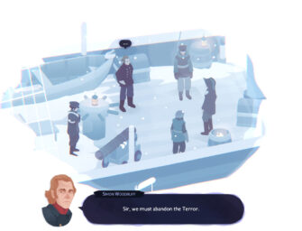 Manipulate the fates of an Inuit community in Inua